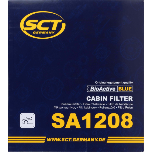 SA 1208 (Normal Cabin Filter for Toyota Camry, Vios, Corolla Altis)